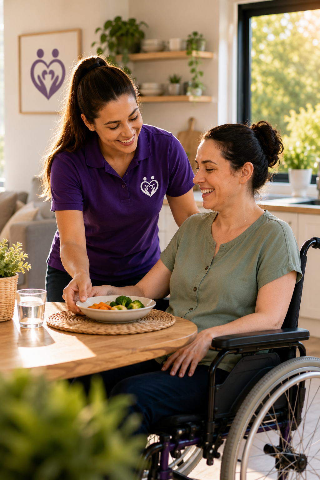 NDIS Support Coordinator meeting with a participant